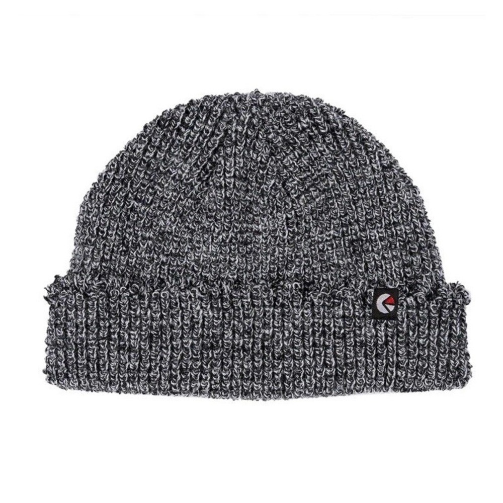 Ethika Beanie Raw‎ Edge One Size Stretch Winter Heather Grey